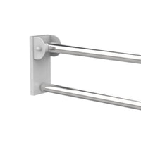 Maniglione barra ribaltabile cm 62 removibile inox