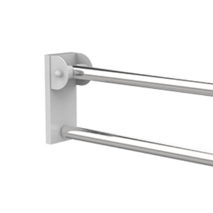 Maniglione barra ribaltabile cm 62 removibile inox