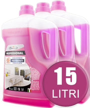15LT MAURY'S PROFESSIONAL DETERGENTE PAVIMENTI FIORI DI LOTO IN CONF. DA 3X5 LT