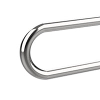 Maniglione barra ribaltabile cm 62 removibile inox