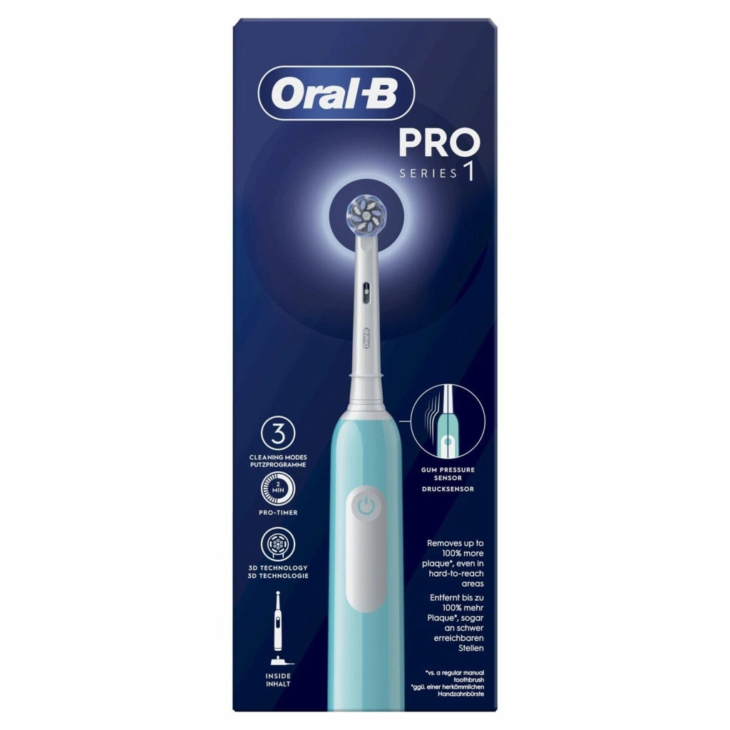 Oral-B Pro 1 Sensitive Clean Adulto Spazzolino rotante-oscillante Blu