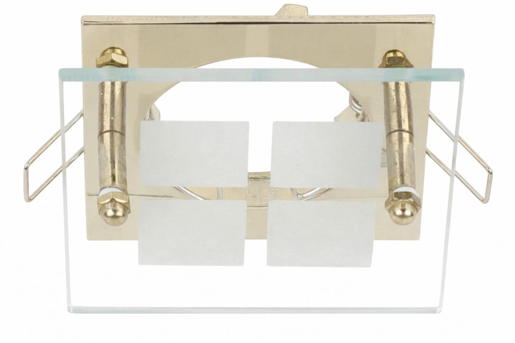 Faretto da incasso SZ-03 1xMR16 oro vetro quadrato Candellux