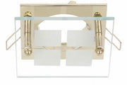 Faretto da incasso SZ-03 1xMR16 oro vetro quadrato Candellux