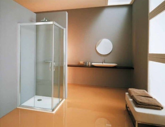 Box Doccia 4 Ante 88/92 Cristallo Trasparente Un Lato New Cee - Samo