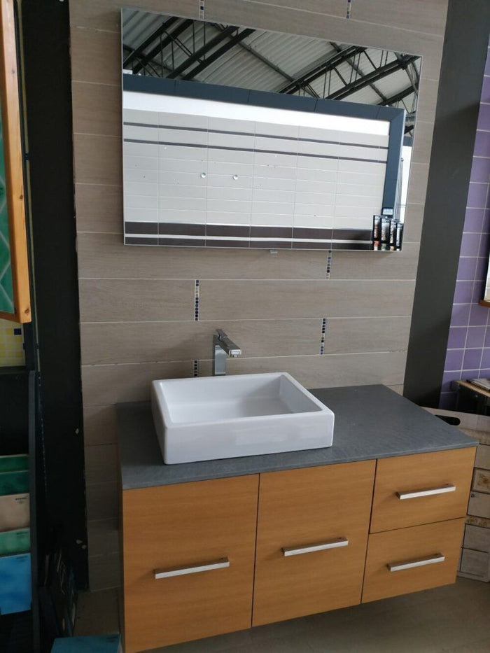 Mobile Bagno Tabula Rovere Naturale Da 108 Cm - Antonio Lupi