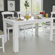 Tavolo da Pranzo 140x80x75 cm Bianco 243056