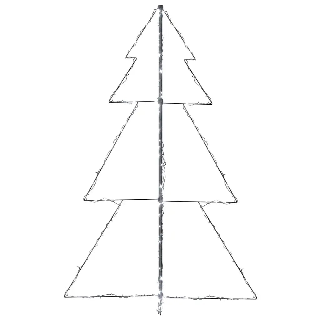 Albero di Natale a Cono-Luci decorative natalizie 200 LED per Interni Esterni 98x150 cm 211927