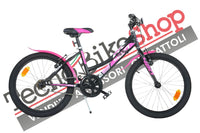 Bicicletta Bambina Aurelia MTB 420 Sport Dino Bikes - 20 pollici 1 Velocità colore Nero