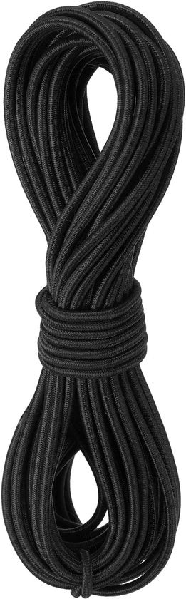 Corda Elastico 2,8 mm - Corda in Rete 11 Metri - Corda in Gomma - Duraturo - Per Sartoria/Attività di Fai da Te - Adatto per Attività All'Aperto
