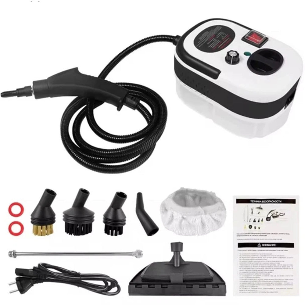 Trade Shop - Pulitore A Vapore Macchina Per Pulizia Casa Ad Alta Temperatura 2500w Multifunzionale -