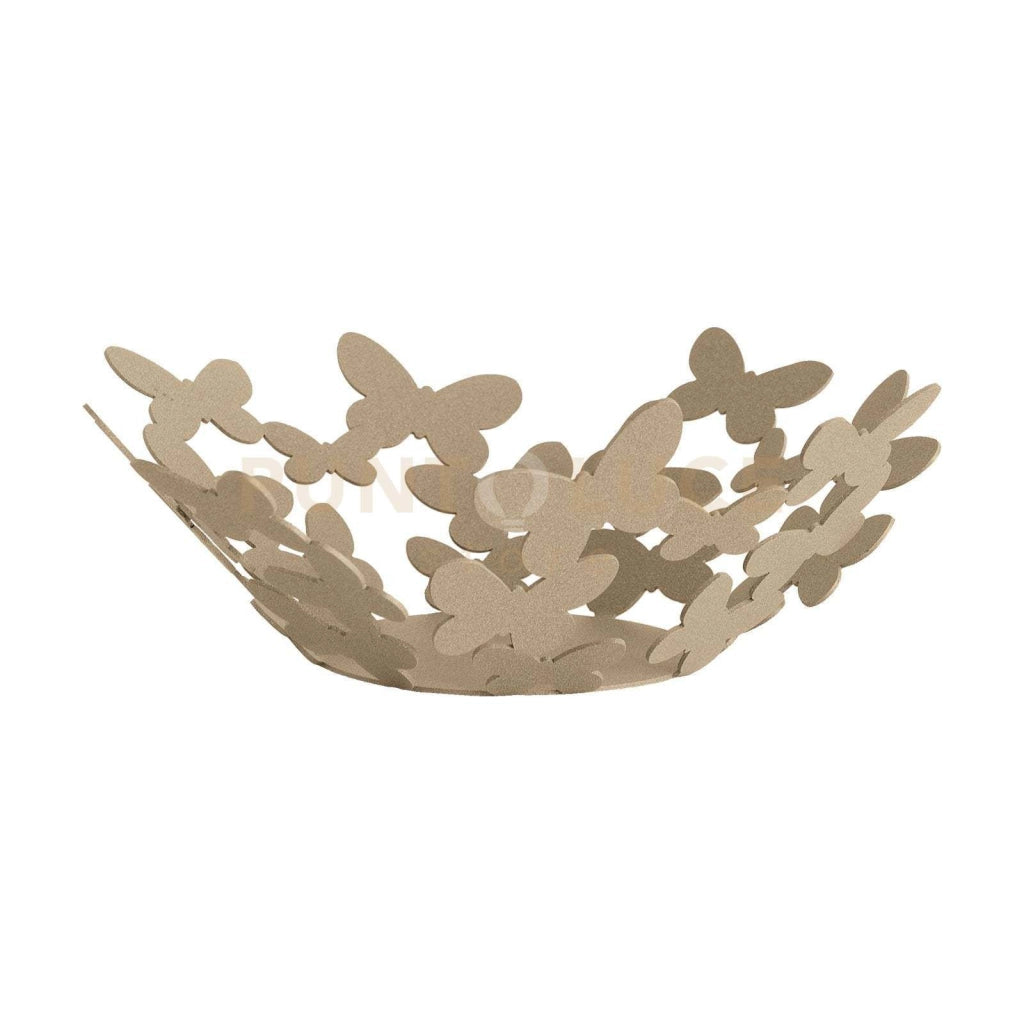 Centro tavola moderno piccolo con farfalle Butterfly Beige