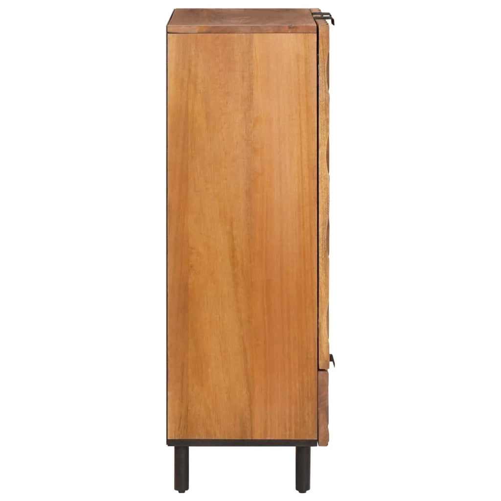 Credenza con cassetto Finitura Marrone Acacia 60 x 33 x 100 cm