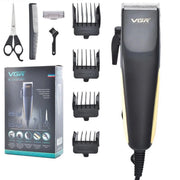 Trade Shop - Tagliacapelli Con Filo Rasoio Elettrico Professionale Trimmer Pettini Vgr V-128 -