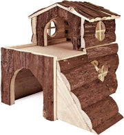 Casa per piccoli roditori 31 × 28 × 29 cm marrone