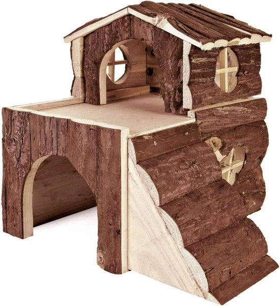 Casa per piccoli roditori 31 × 28 × 29 cm marrone