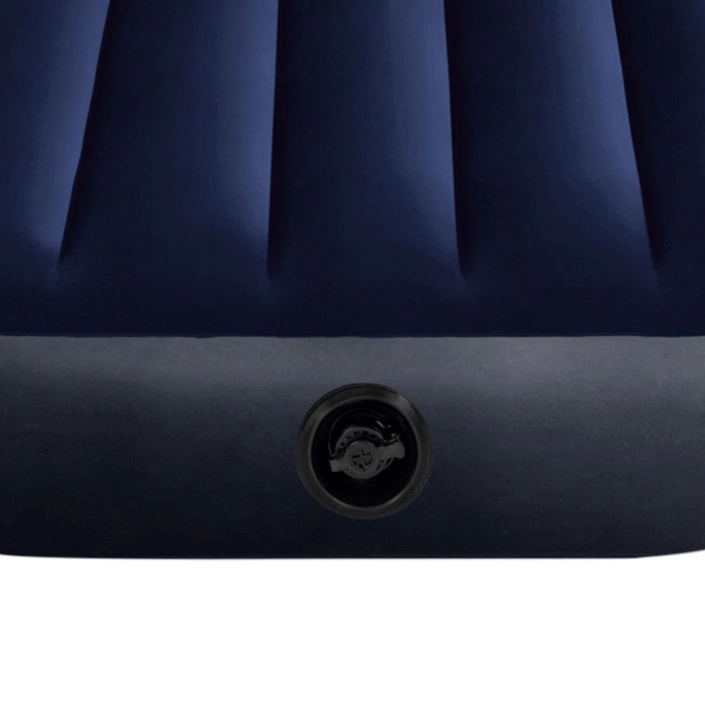 Materasso Singolo Gonfiabile Airbed Classic 76x191x25 cm con Tecnologia Fiber-Tech e Valvola 2-in-1 per Casa e Campeggio Intex