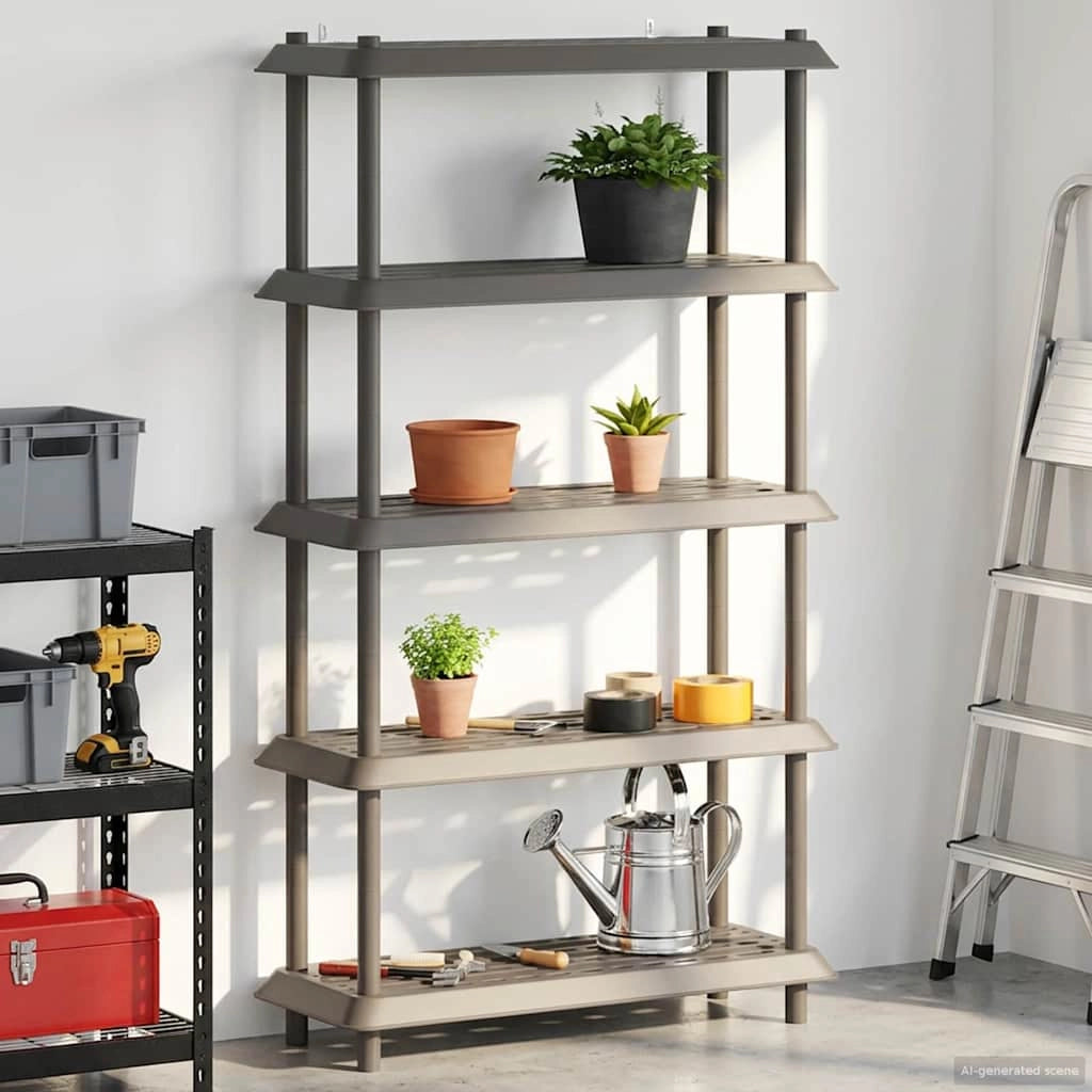 Unità di scaffalatura 5 livelli 100 x 40 x 177 cm PP 8011755