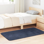 Tappeto Shaggy a Pelo Lungo NAVARRA Blu Marino 80x150 cm 4102819
