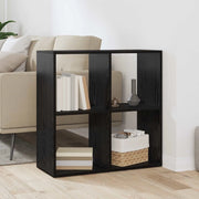 Armadio per Libri Rovere Nero 69,5 x 29 x 69,5 cm 879664
