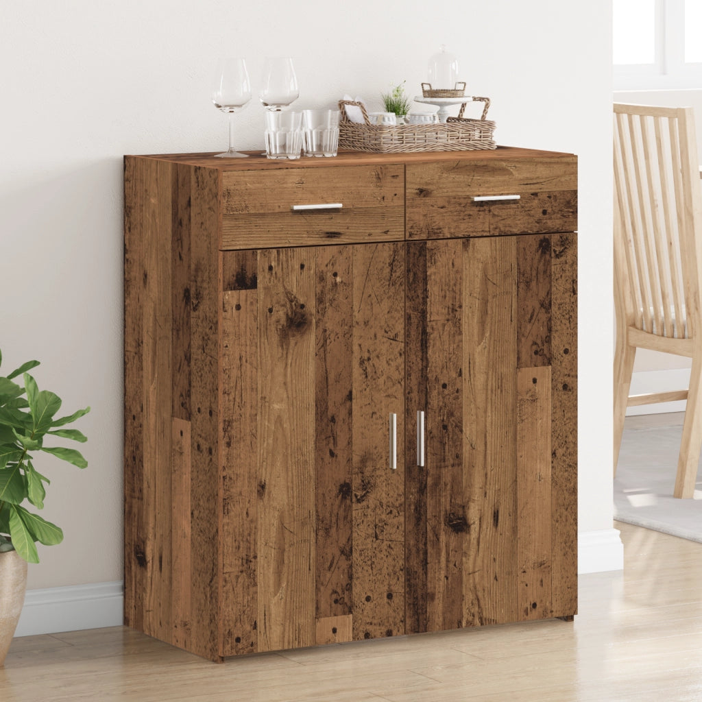 Mobile per la conservazione Legno Antico 80x42,5x93,5 cm Legno ingegnerizzato