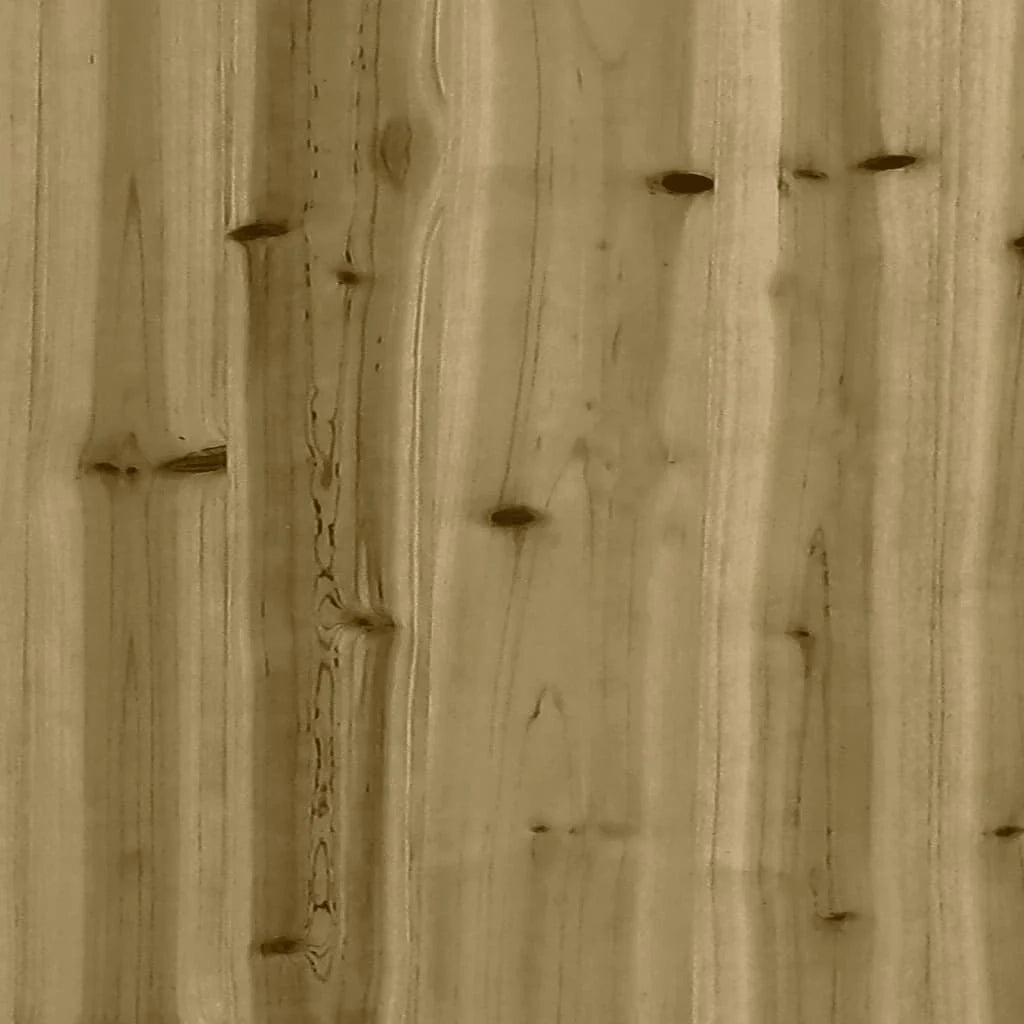 Fioriera rialzata per piante fiori patio giardino 70 x 40 x 45,5 cm legno di pino impregnato marrone 02_0037777