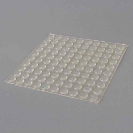Gomme Antiscivolo 100 pezzi Trasparenti 8 x 2,5 mm Protezione del Pavimento Mobili Sedia Tavolo Divano