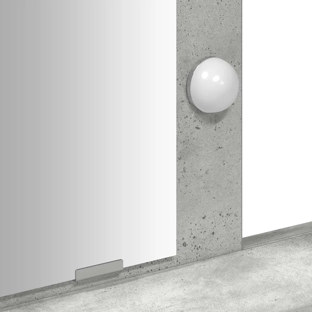 Tavolo da Trucco Grigio 100 x 41 x 140 cm Legno ingegnerizzato 865175