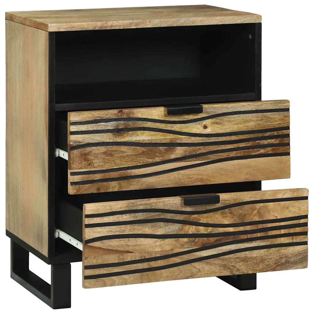 Comodino | Armadio da Notte | Mobiletto da notte Naturale 50 x 33 x 62 cm Legno ingegnerizzato