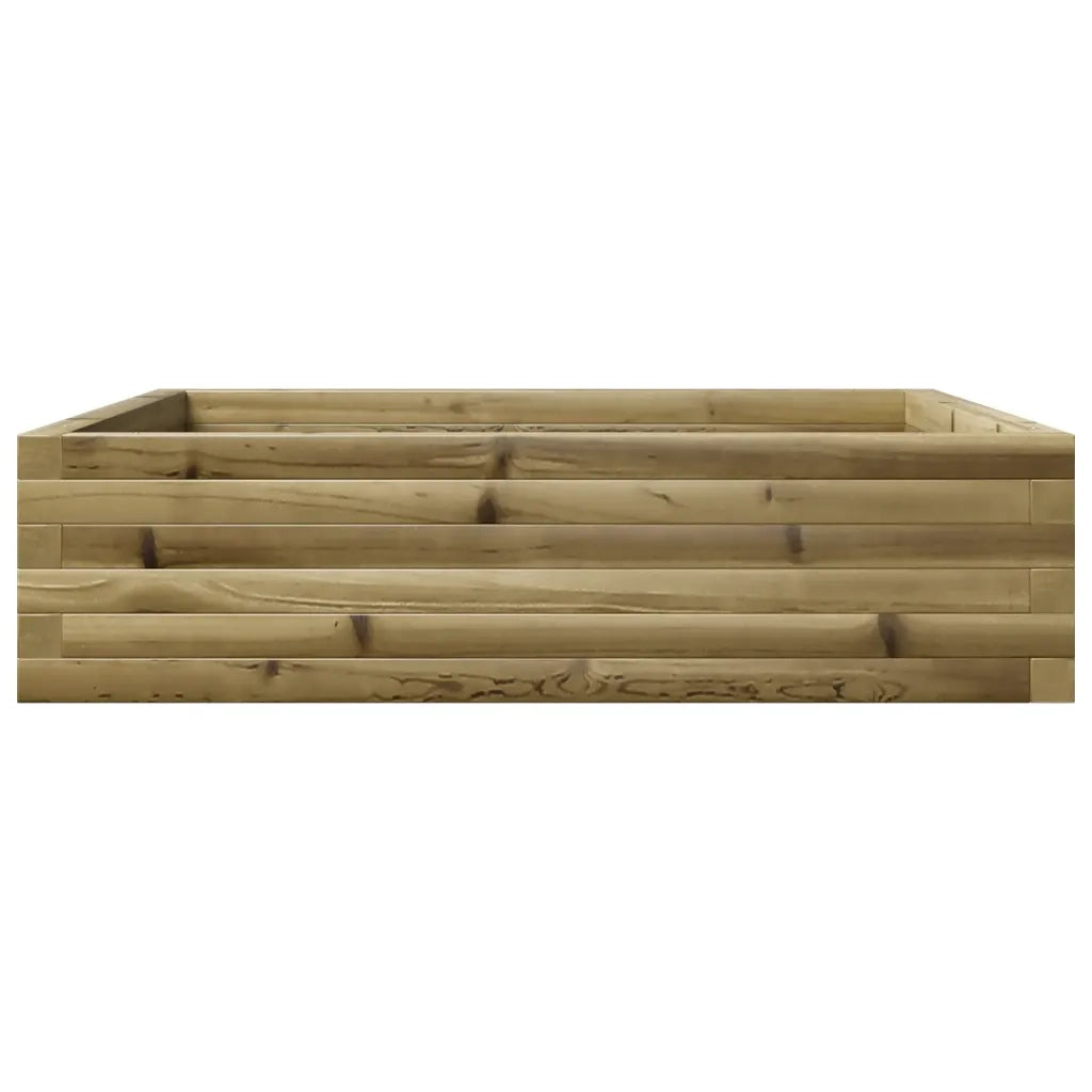 Fioriera da Giardino 90x90x23 cm in Legno di Pino Impregnato 847207