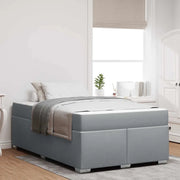 Struttura del letto Grigio chiaro 120 x 200 cm Tessuto