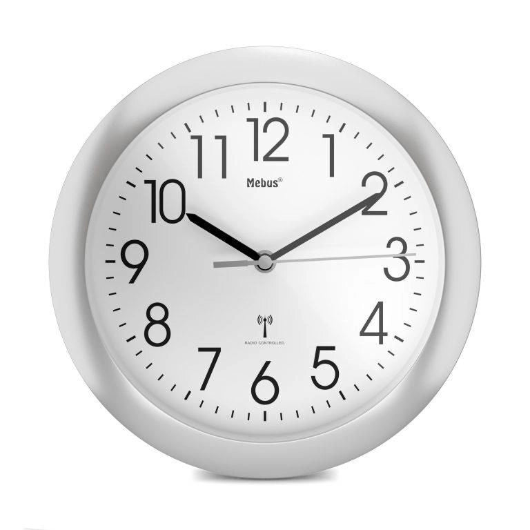 Mebus 52451 orologio da parete e da tavolo Orologio digitale Rotondo Bianco