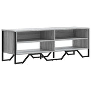 Mobile TV multimediale mensola TV credenza TV sala da pranzo soggiorno camera da letto Sonoma 122 x 34 x 41 cm legno ingegnerizzato grigio 02_0028384