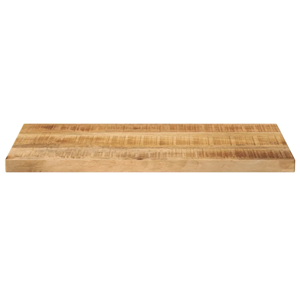 Piano per Tavolo 40x20x3,8cm Rettangolare Legno di Mango Grezzo 371355