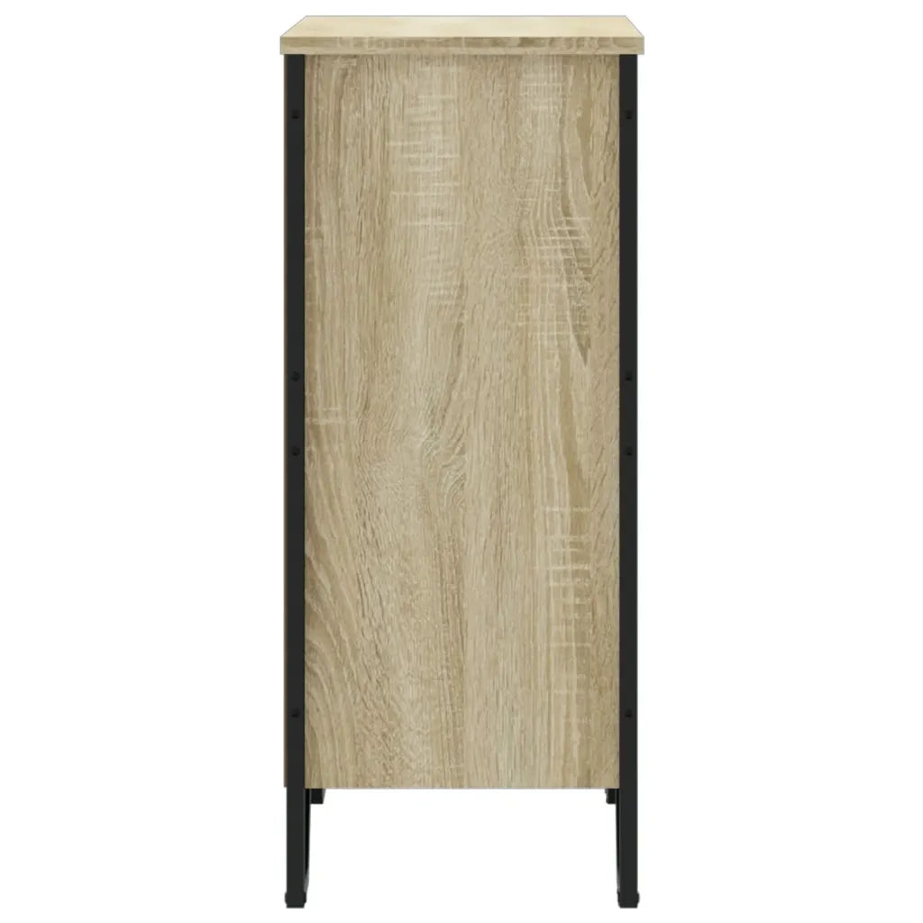 Libreria-Scaffale per Libri-Mobile di Stoccaggio Rovere Sonoma 80x31x74,5 cm in Legno Multistrato