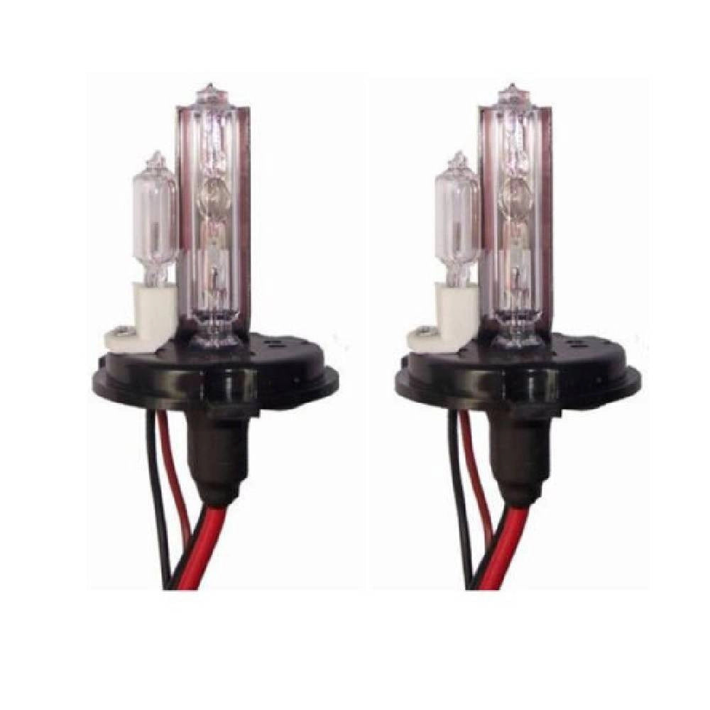 Trade Shop - Coppia Lampade Bulbi Kit Xeno H4-2 Lampadina Auto Luce Ricambio Anabbagliante -