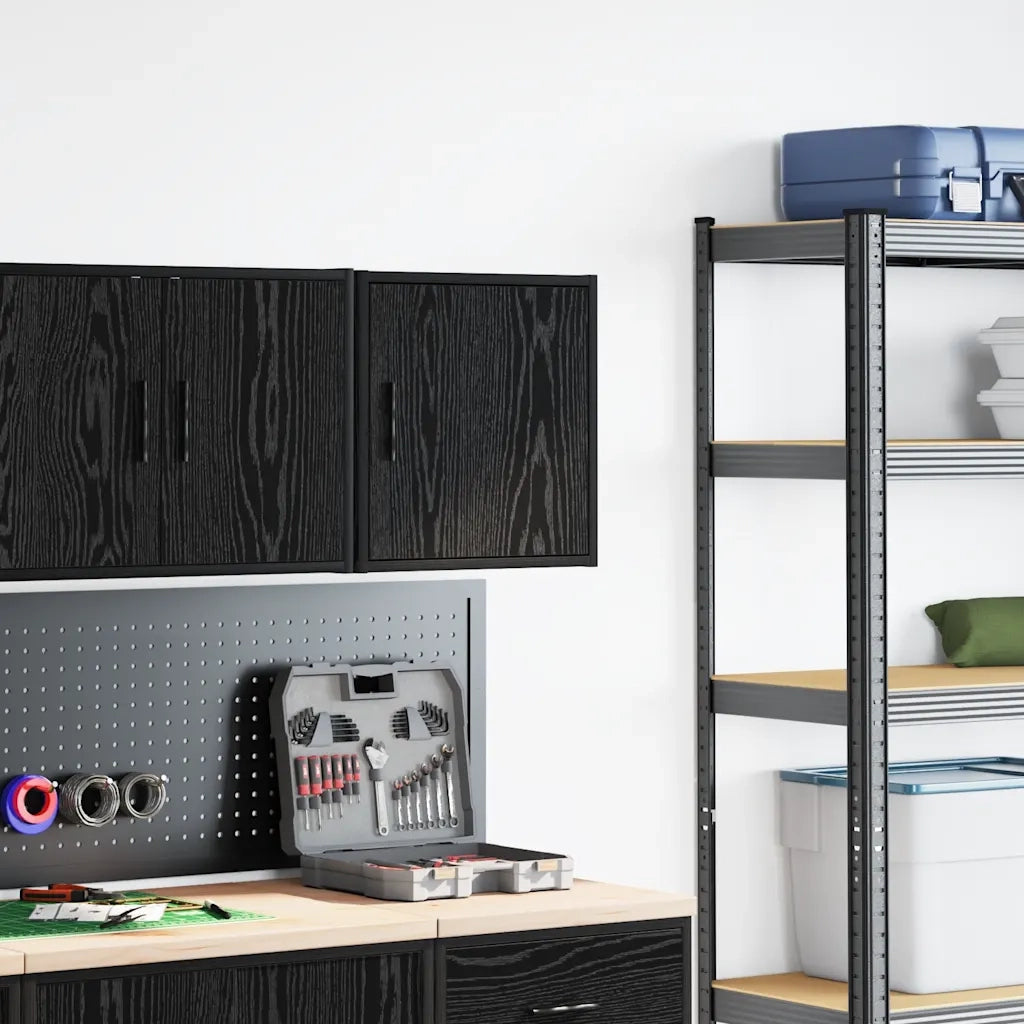 Pensile per Garage Nero in Legno Multistrato CFW1705223