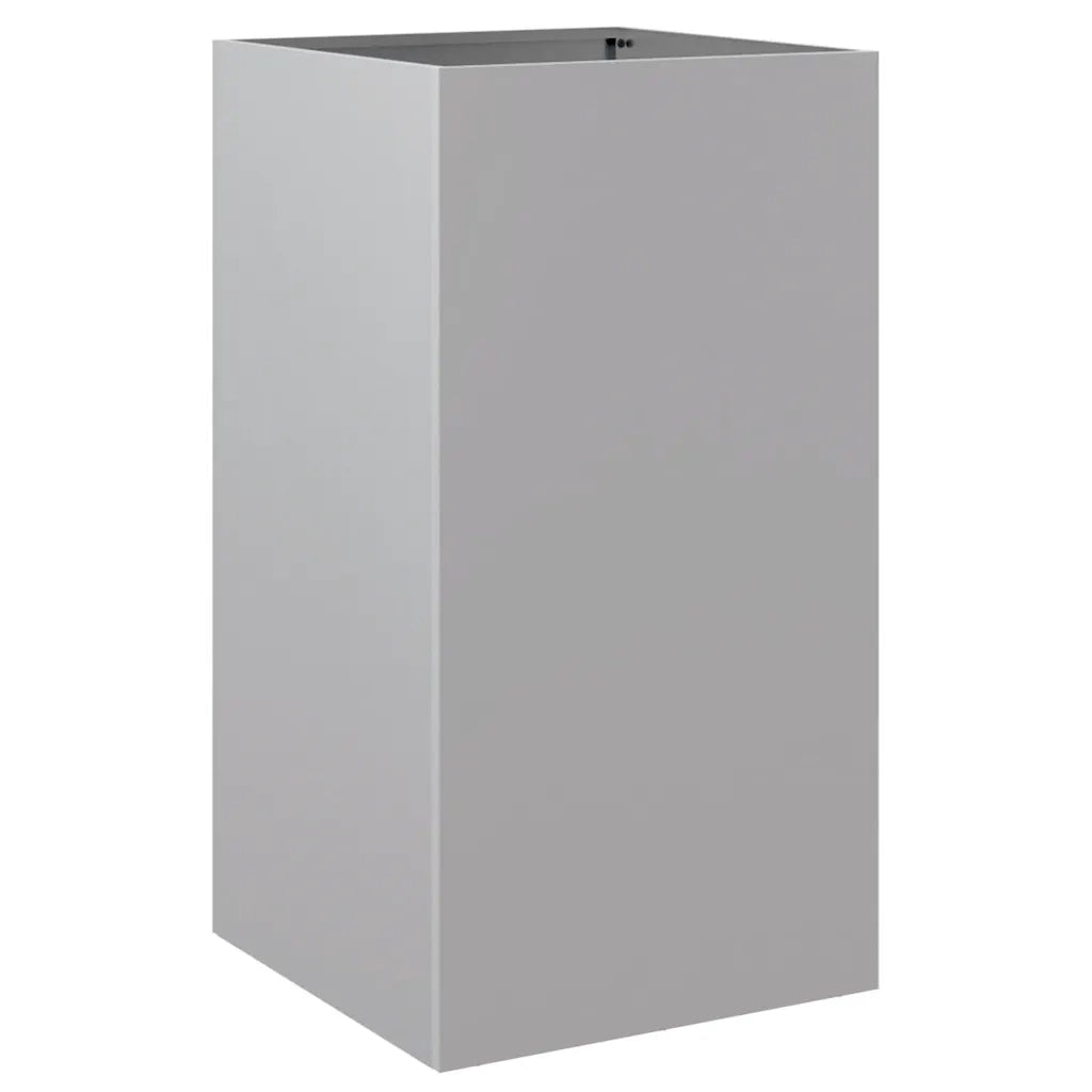 Fioriera Argento 42x38x75 cm in Acciaio Zincato 841582