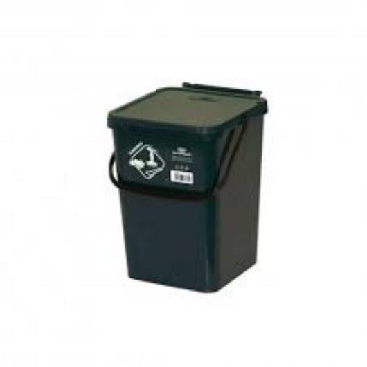 Secchio Differenziata Plastica Verde Con Coperchio 10 Litri - Art Plast