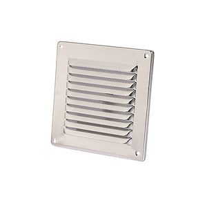 Griglia di areazione 150x150 in alluminio con rete