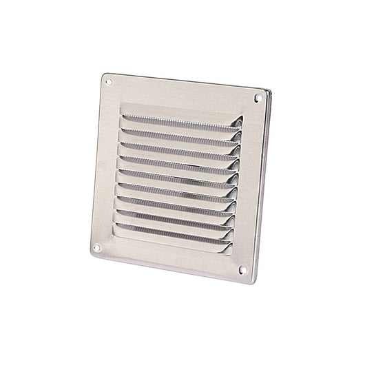 Griglia di areazione 150x150 in alluminio con rete