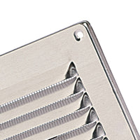 Griglia di areazione 150x150 in alluminio con rete