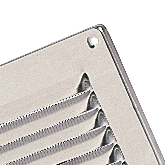 Griglia di areazione 150x150 in alluminio con rete