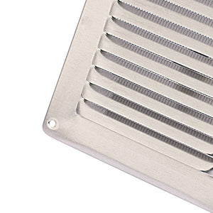 Griglia di areazione 150x150 in alluminio con rete