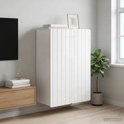 Mobiletto a muro Bianco Lucido 66 x 34,5 x 92 cm 898229