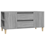 Mobile TV multimediale mensola TV credenza TV sala da pranzo soggiorno camera da letto Sonoma 102 x 44,5 x 50 cm legno ingegnerizzato grigio 02_0028369