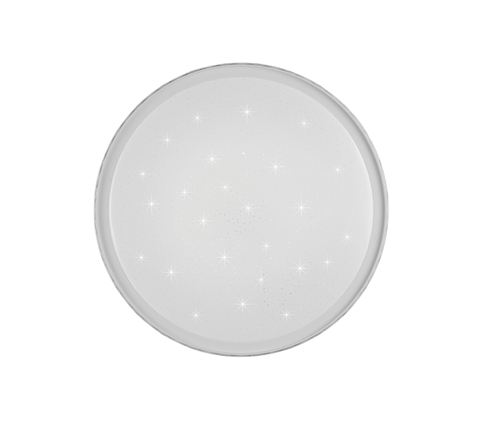Plafoniera LED cielo stellato, metallo, cristallo, D 40 cm, Varda