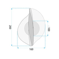 Lampada Da Parete Led G128-w Gold