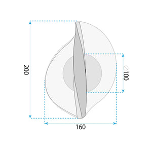 Lampada Da Parete Led G128-w Gold