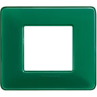 Placca Bticino Matix 2 moduli smeraldo AM4802CVS