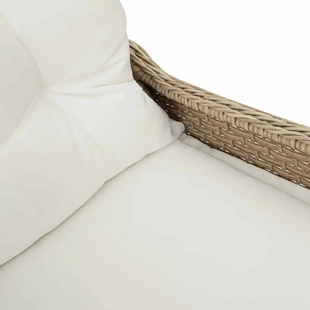 Poltrona reclinabile Beige 56 x 66 x 95 cm polyrattan CFW5498014